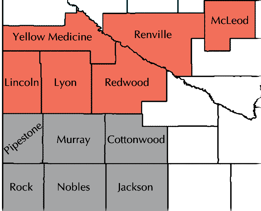 SMAC map region for central and south regions.