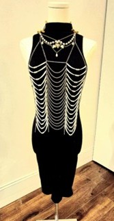 patterned wearable art piece