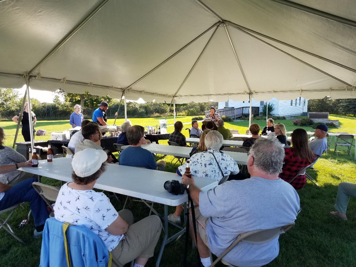 SMAC annual meeting outdoors.