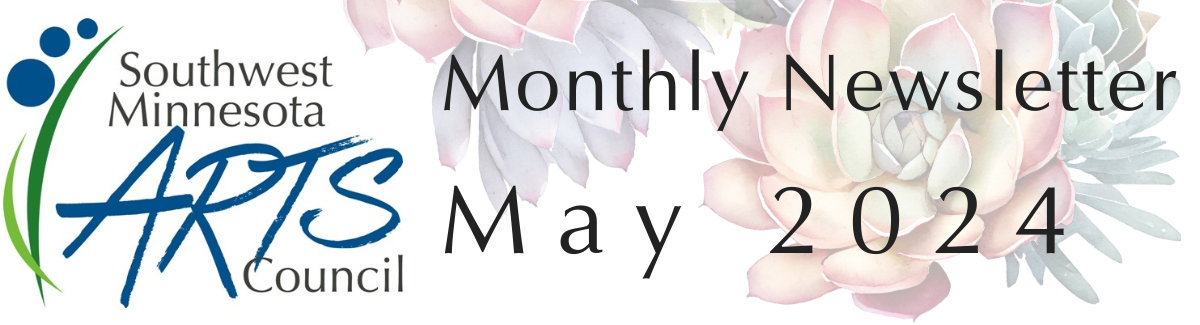 SMAC Monthly Newsletter for May 2024 (succulent flowers in the background) 