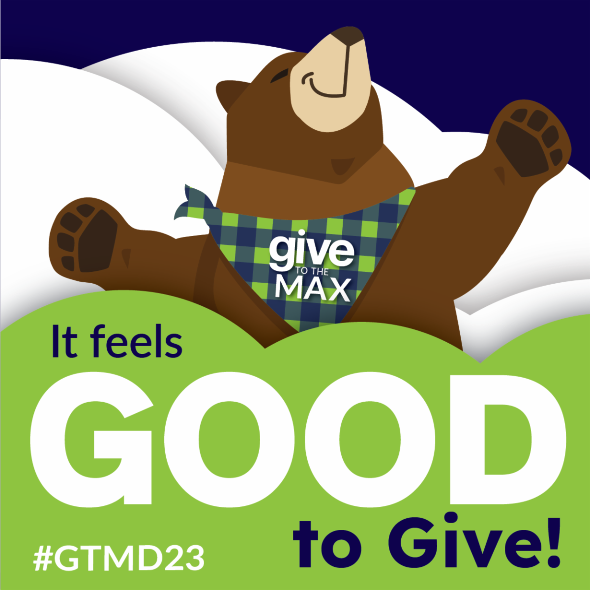 It feels good to give!