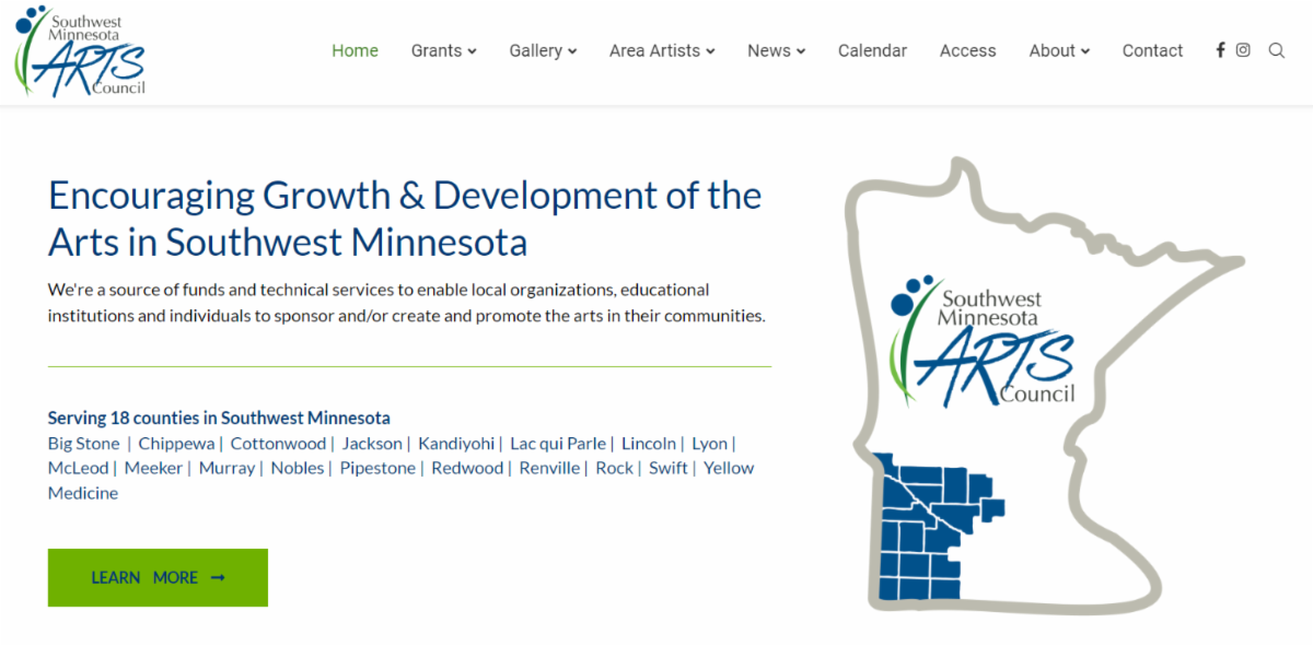 screenshot of SMAC website