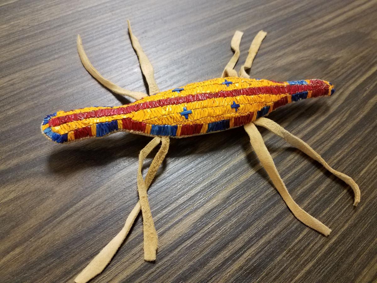 Abstract beaded shape