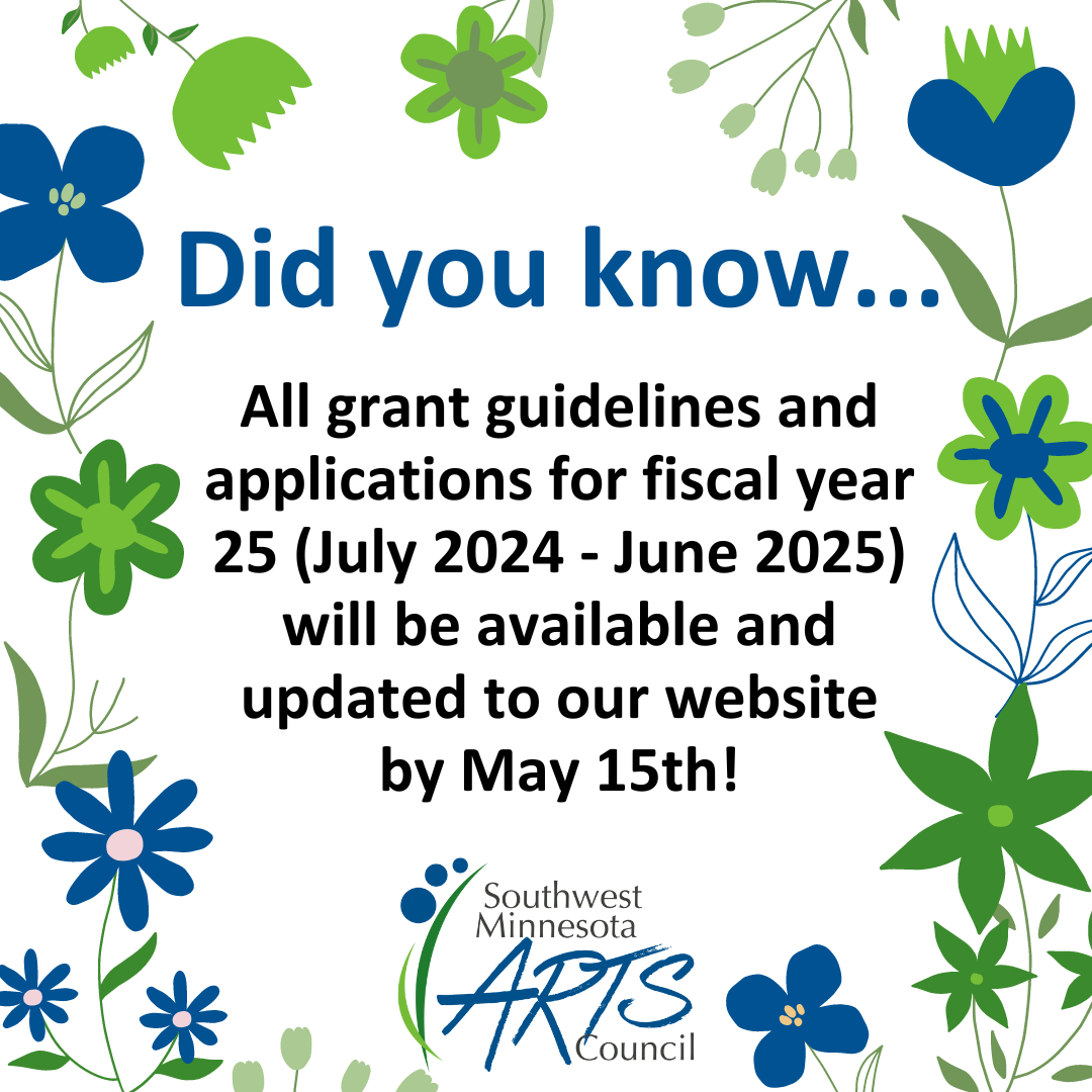 Did you know...All grant guidelines and applications for fiscal year 25 (July 2024 - June 2025) will be available and updated to our website by May 15th!