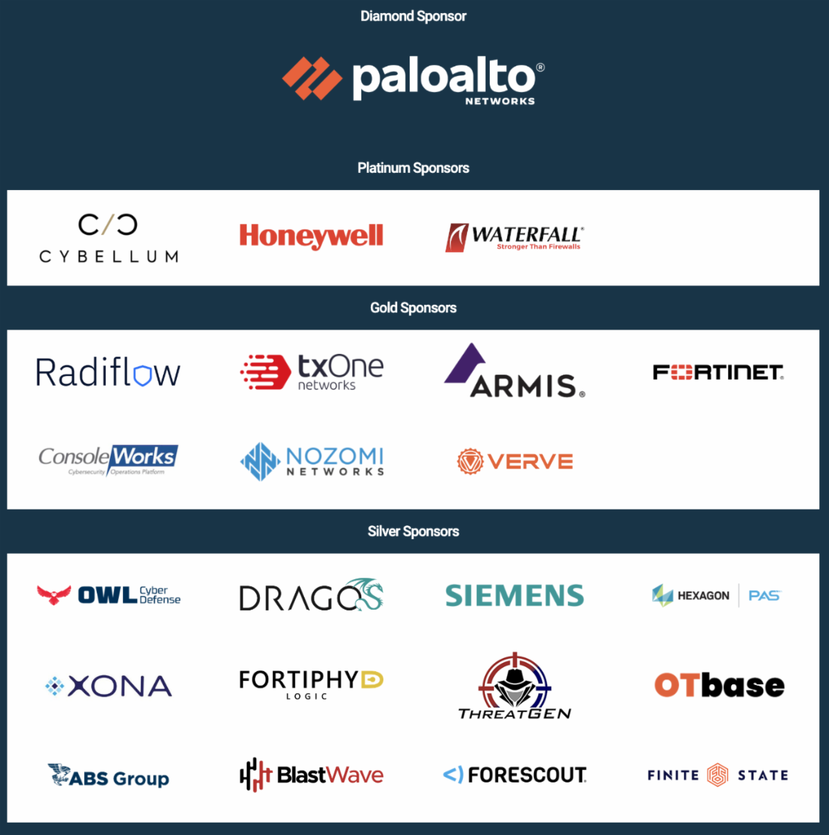 Conference Sponsors