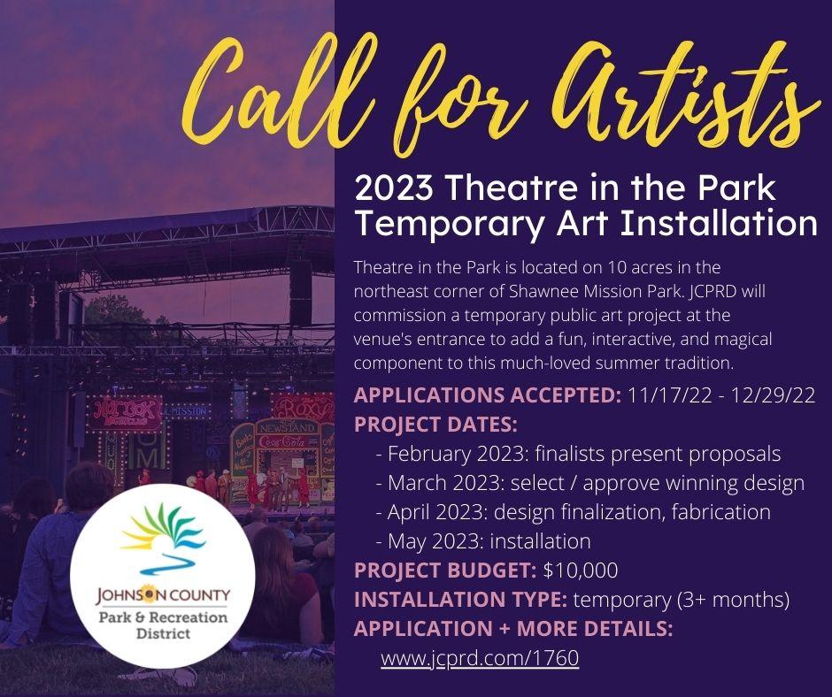 Now Accepting Artist Qualifications for 2023 Projects