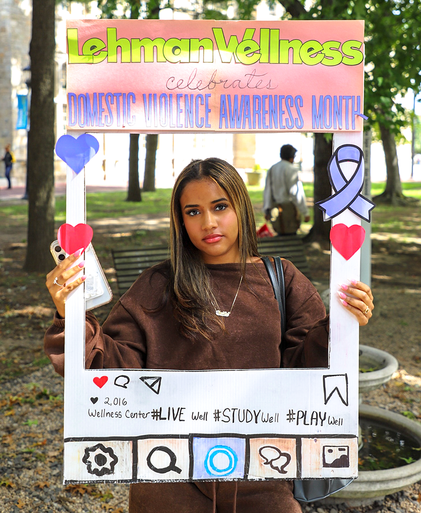 Lehman Wellness Celebrates Domestic Violence Month
