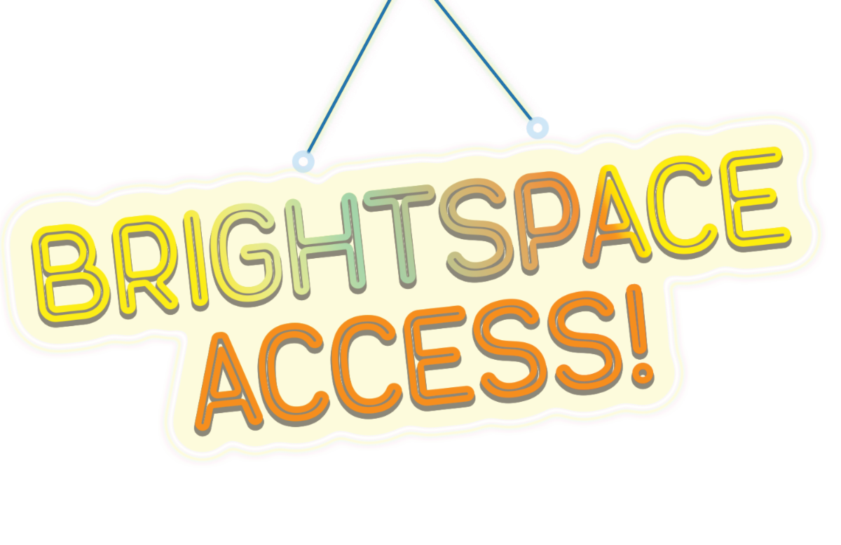 Photo of Brightspace Access signage