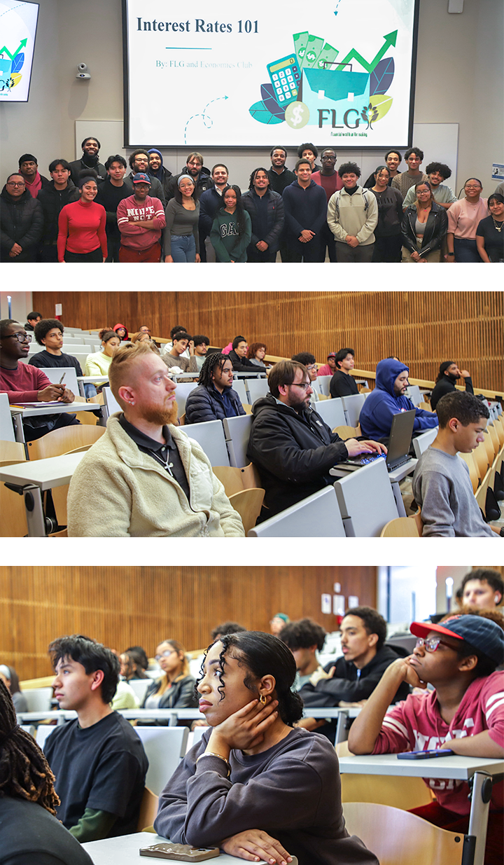 Collage of The Financial Learning Group and Lehman Economics Club