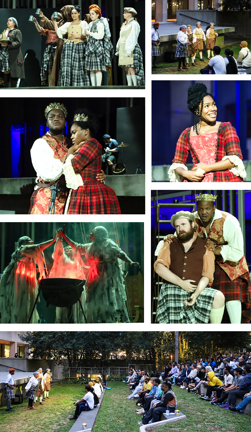 Images from Lehman Stages Macbeth production