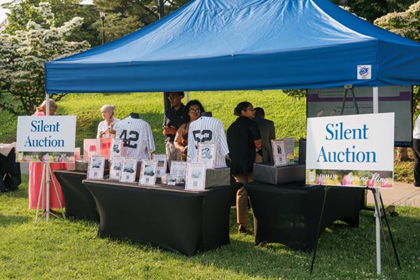 Silent Auction Table