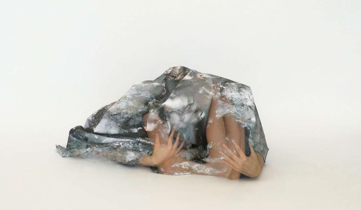 Rock and Body Sculpture with Etherial Quality