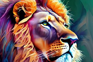 Lion Painting