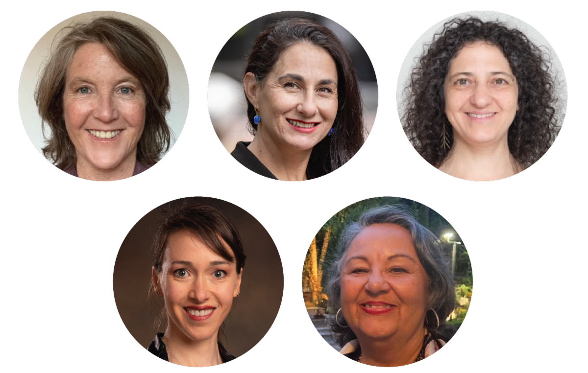 Collage of Professor's photos