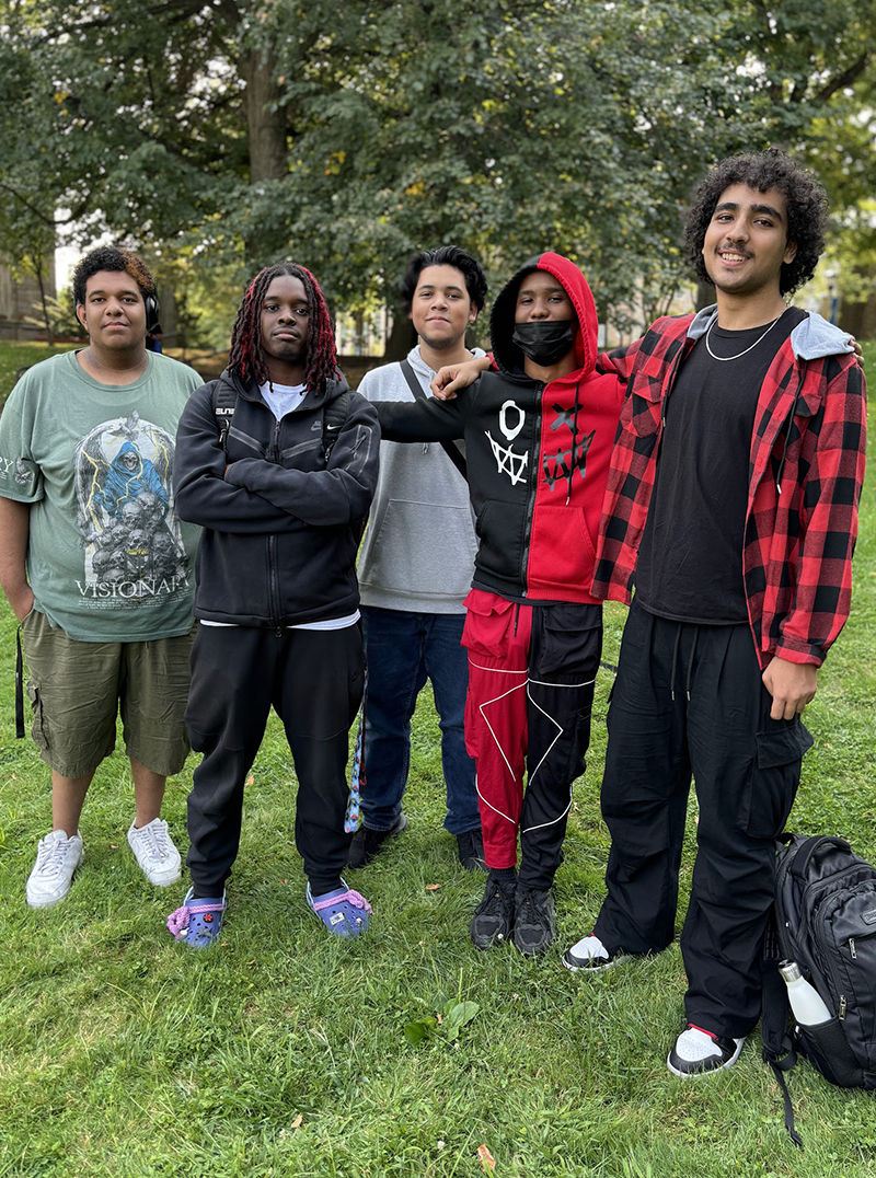 Group of Students Outside