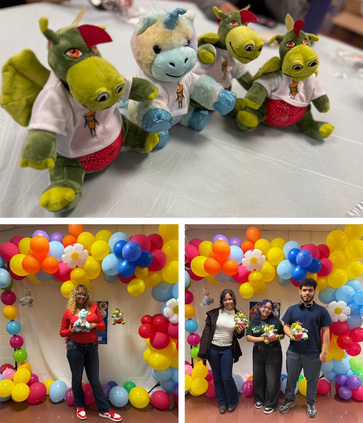 Collage at the Build A Bear Event.