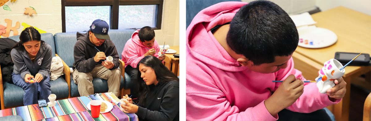 Students Paint Skulls
