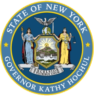 Image of Govenor Kathy Hochul State Seal of New York