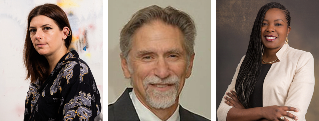 Professors Melissa Brown,  Laird Bergad, Robyn Spencer 