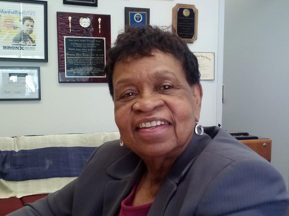 Photo of Chair Emerita Dr. Catherine Alicia Georges