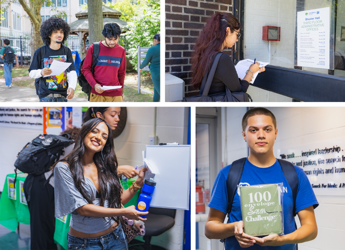 Collage of students and  a few of the winners on Fall 2026 scavenger hunt