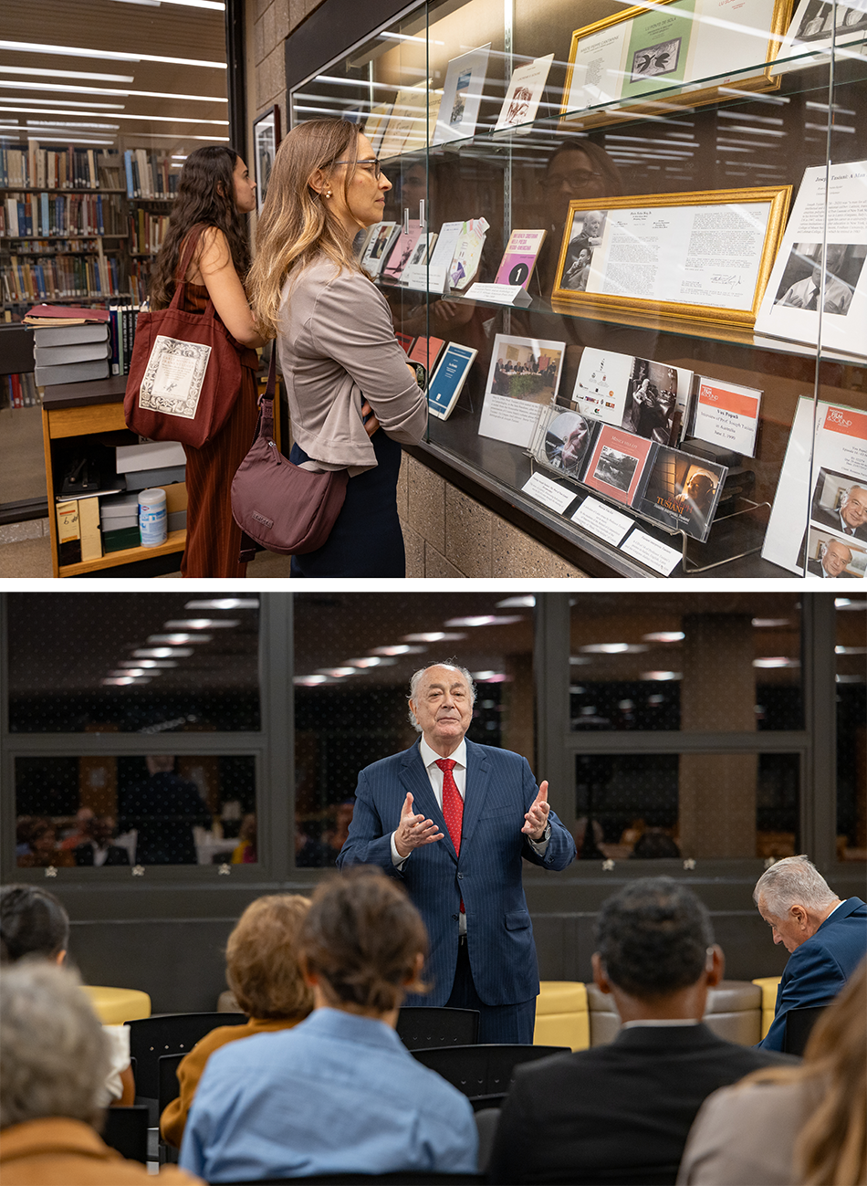 An evening event at the library