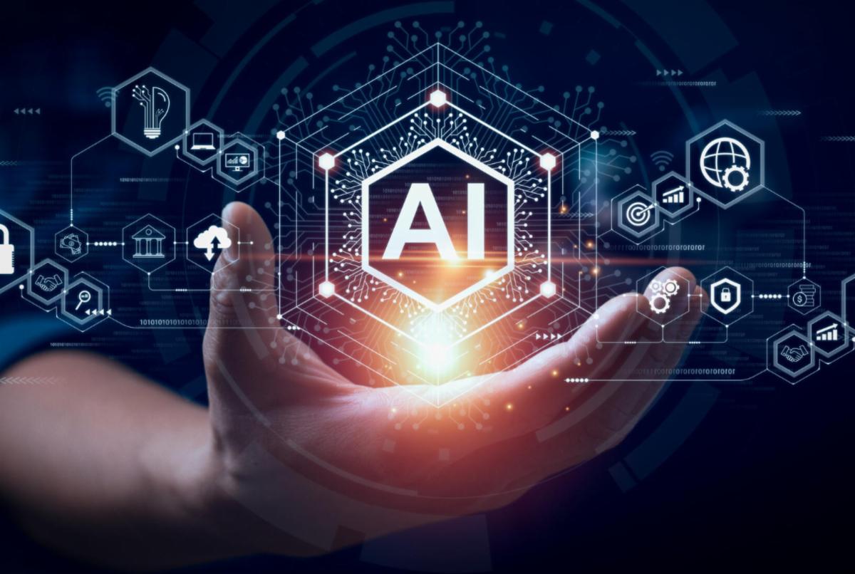 Stock art of AI themed design