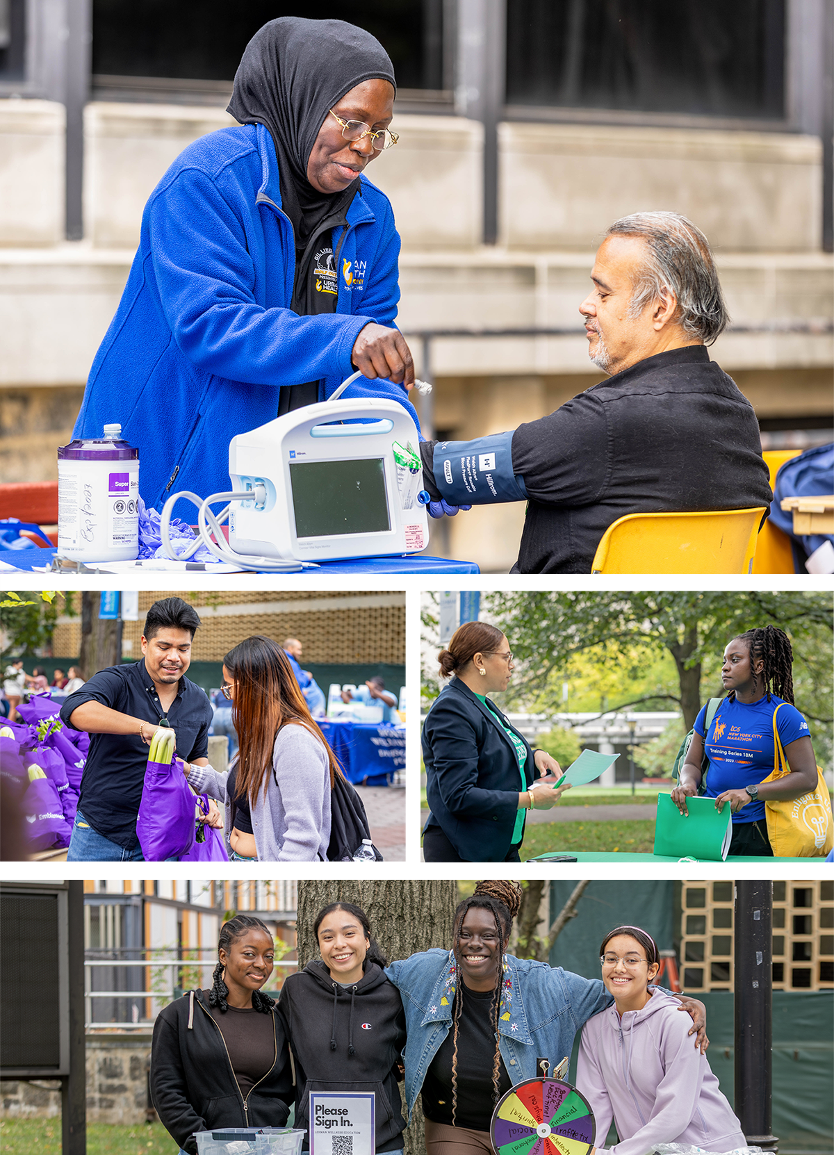 Images from Lehman's Fall Health and Wellness Fair 