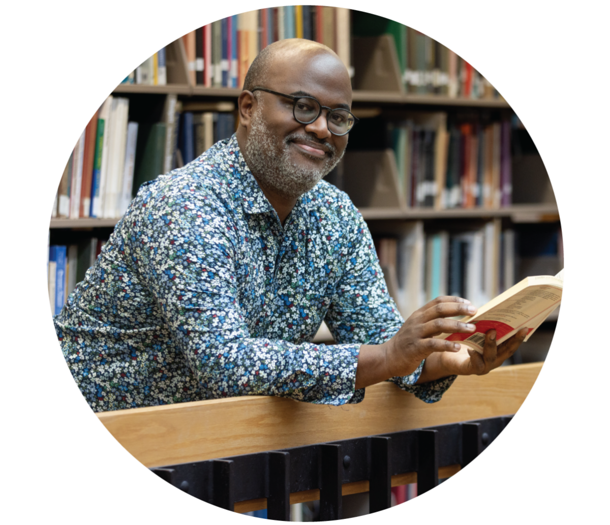 Adrian in the Leonard Lief Library