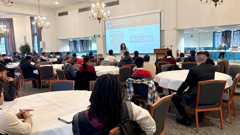 Presentation in Faculty Dining Room