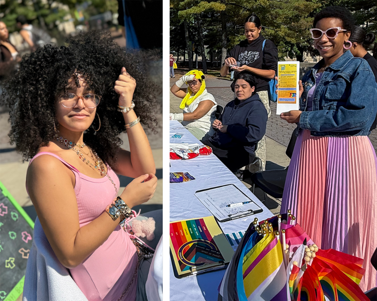 Collage of National Coming Out Day event