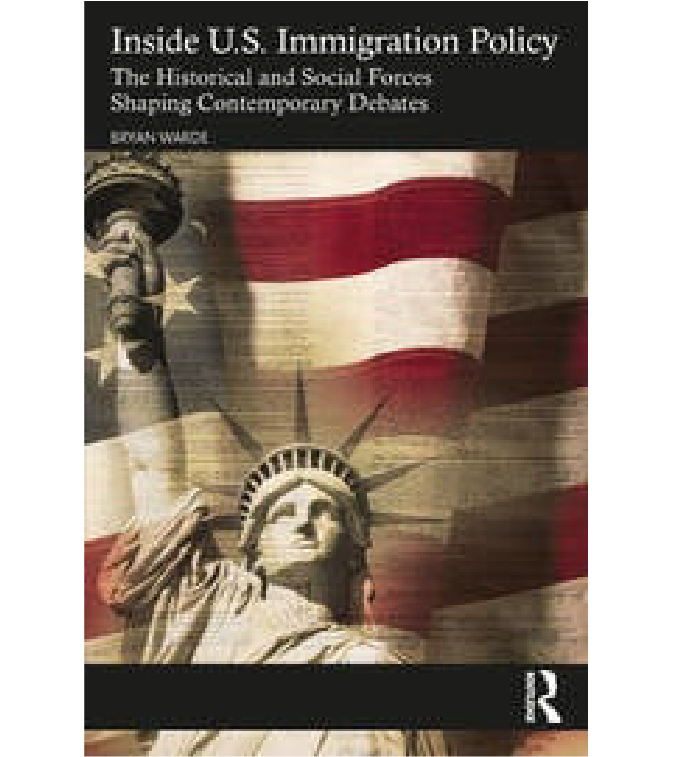 Warde Book Cover with Liberty and US Flag