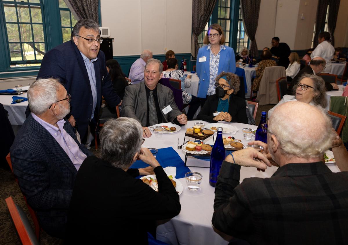 President Delgado Speaks to Alums