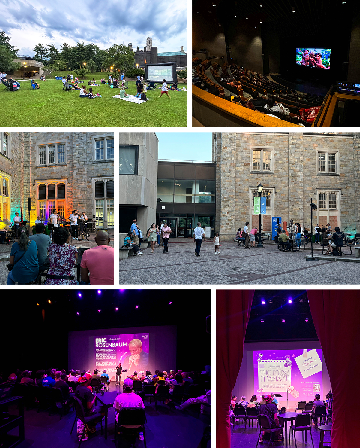 Collage of event photos