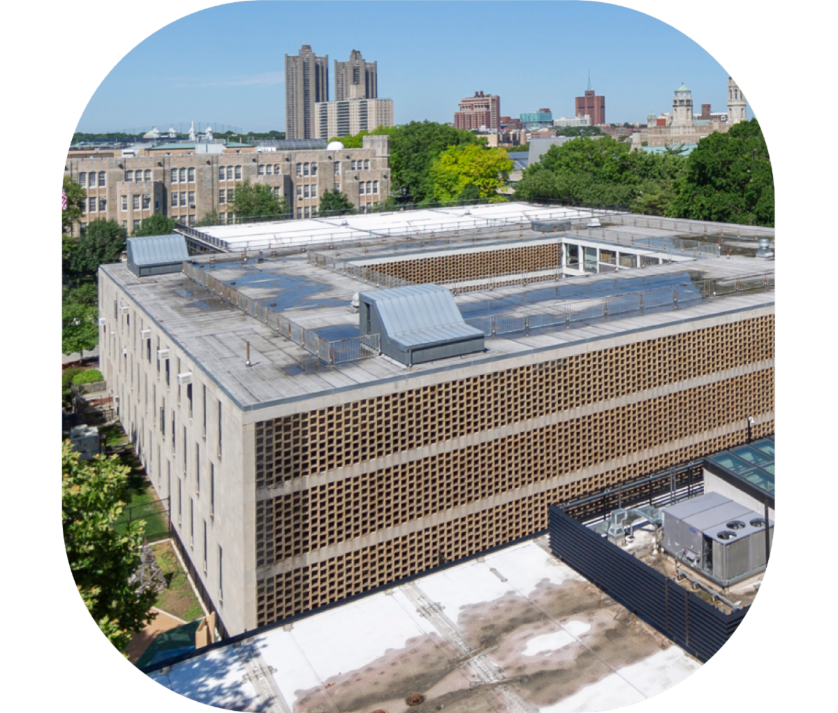 aerial shot of shuster