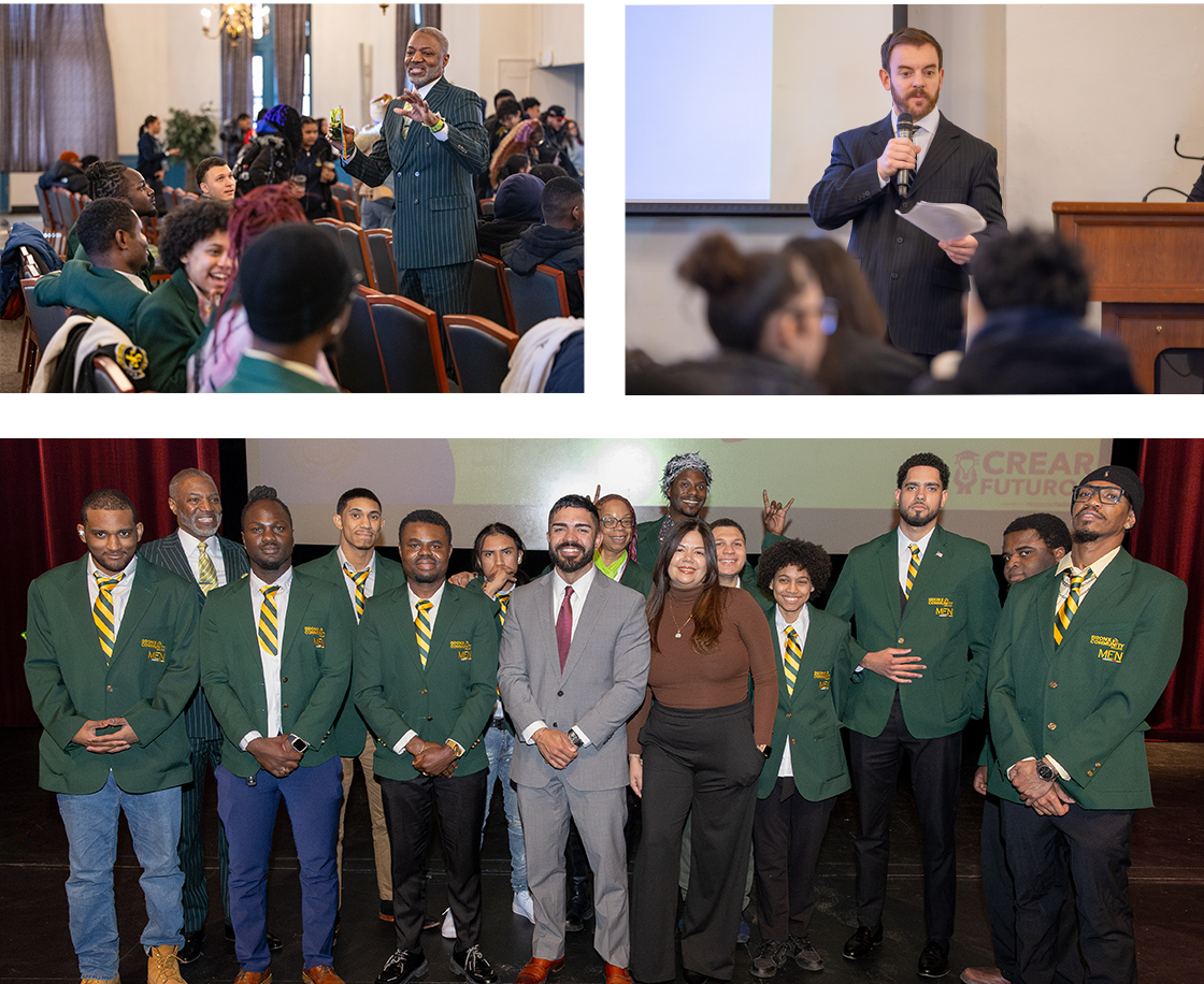 Collage of group photos