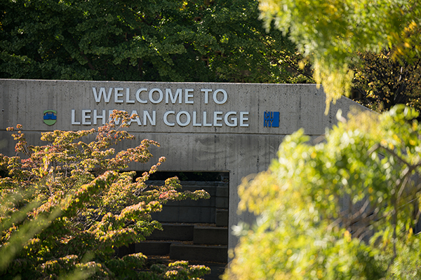 Welcome to Lehman College Sign