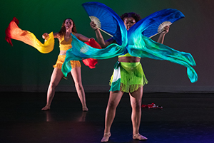 Dancers with Colorful Costumes
