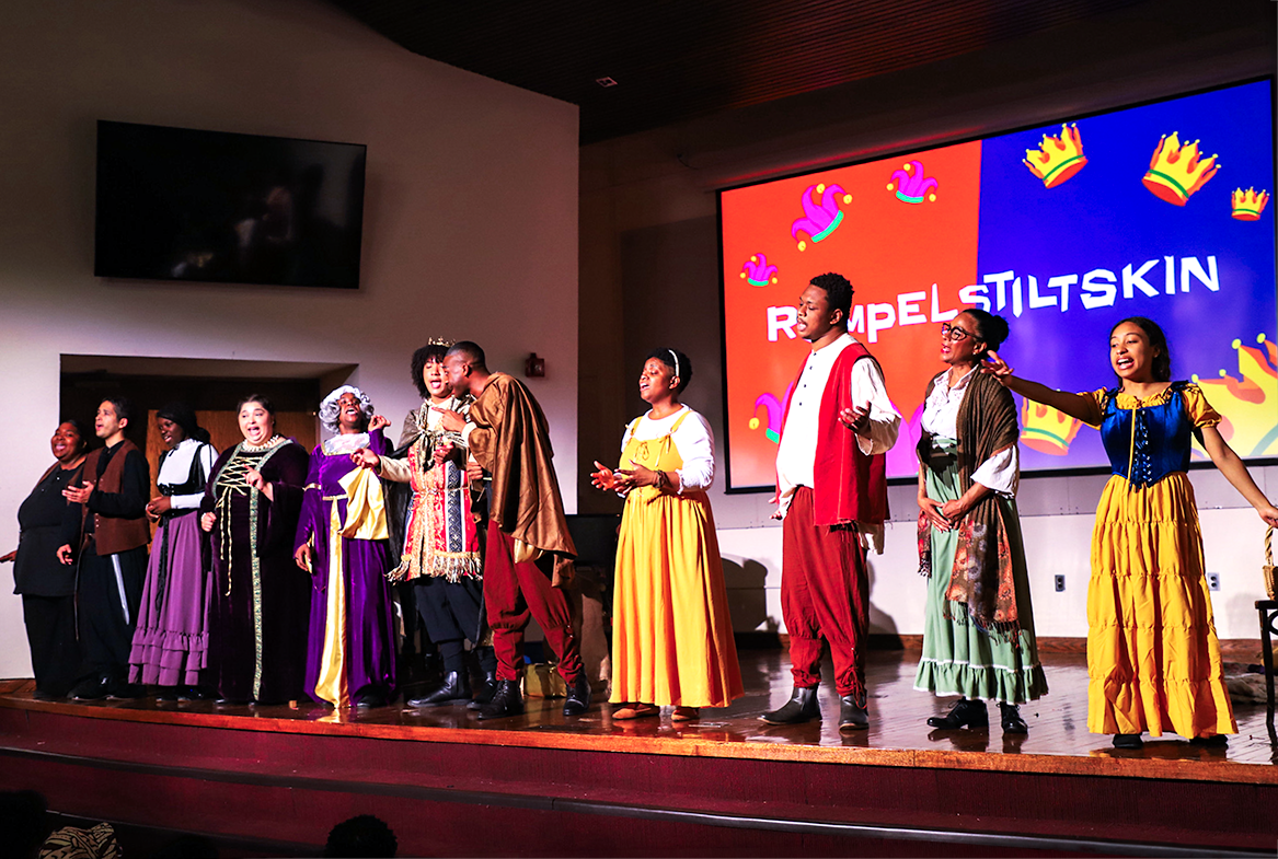 The cast of Rumpelstiltskin