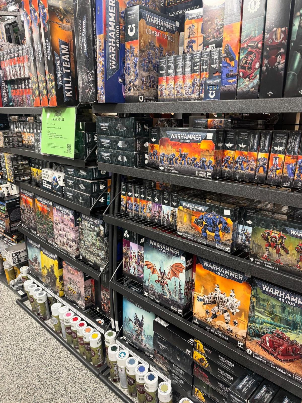 Games Workshop boxes