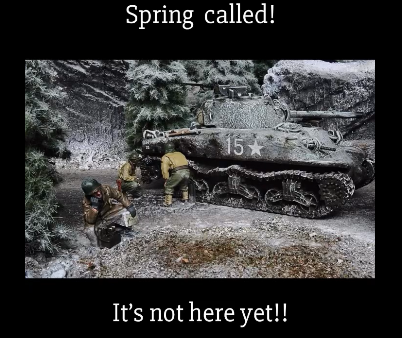 Spring Called! It's not here yet!!