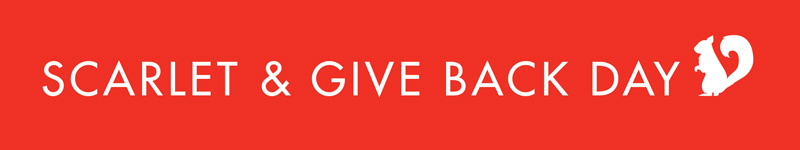 Scarlet and Give Back Day Banner