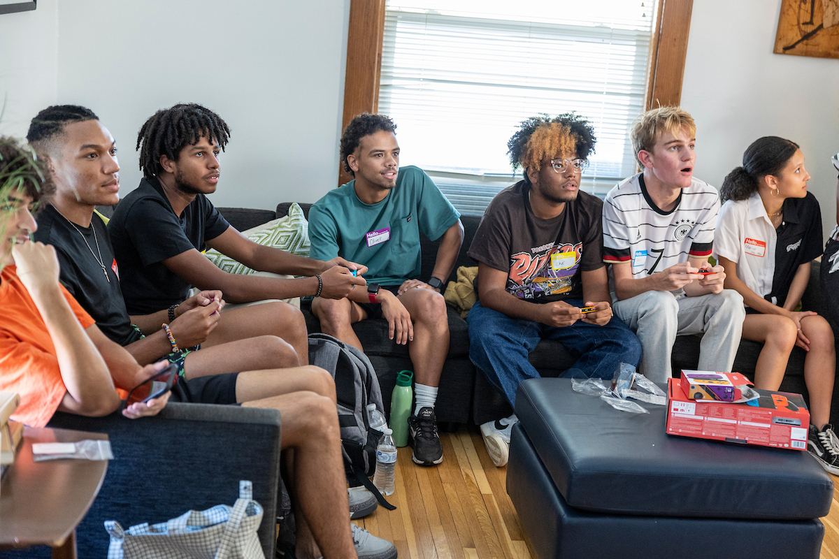 Students gather at the Connie M. Kimbo Black Cultural Center