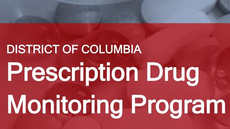 pills in background photo and red overlay with title