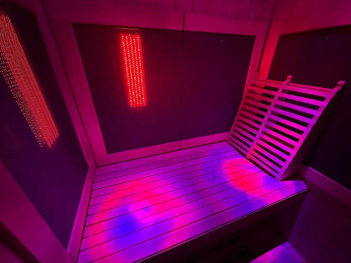 red light therapy infrared sauna sessions at Tahoe Club 100