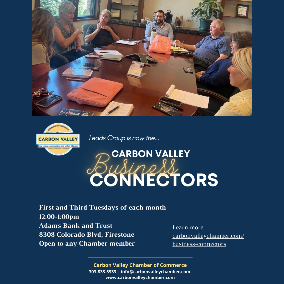 Check out the latest Carbon Valley Chamber News!