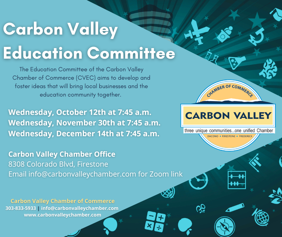 Check out the latest Carbon Valley Chamber News!
