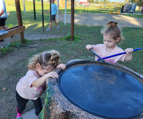 Photo of children playing at a recent Early Intervention event at Van Buren Acres.