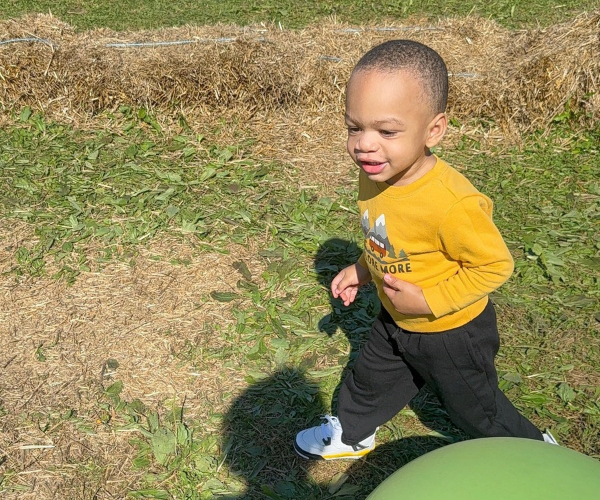 Photo of children playing at a recent Early Intervention event at Van Buren Acres.