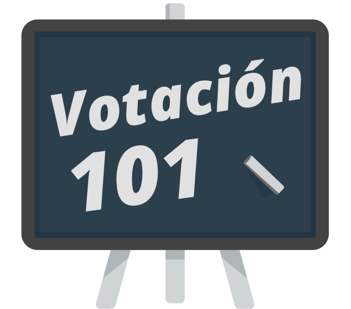 voting 101 chalkboard spanish